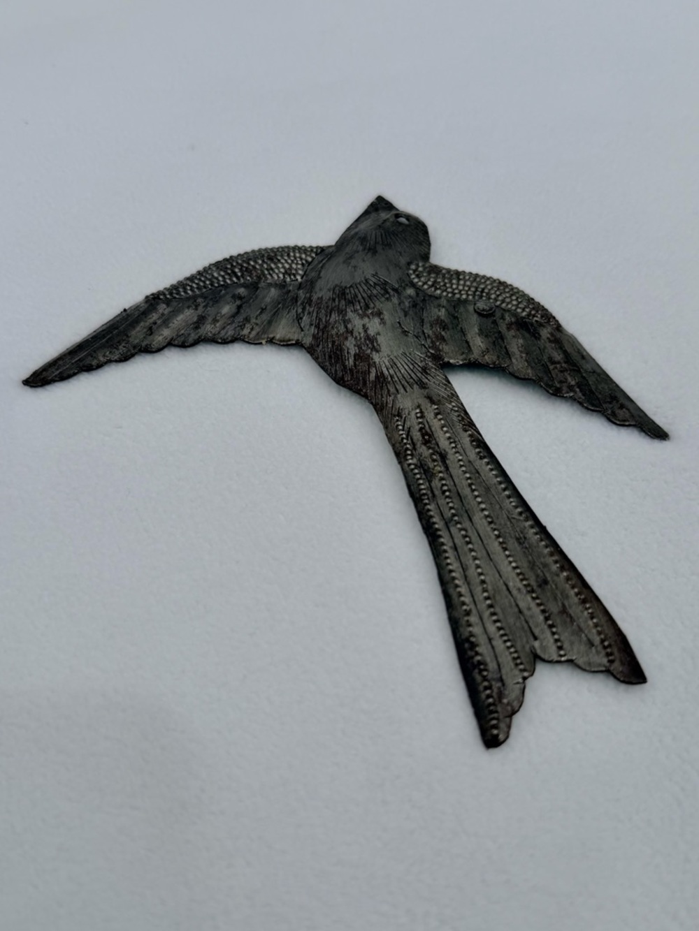 Birds in Flight Hand Crafted Metal Art Wall Decor ~ Set of 2 - Picture 5 of 10
